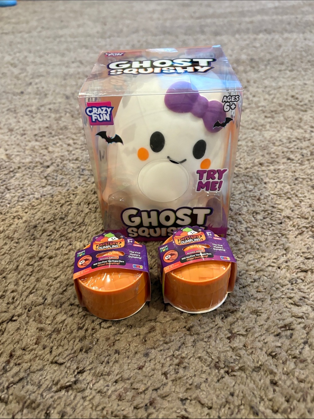 Halloween squishy bundle 2 mini rms dumplings and rms squishy ghost